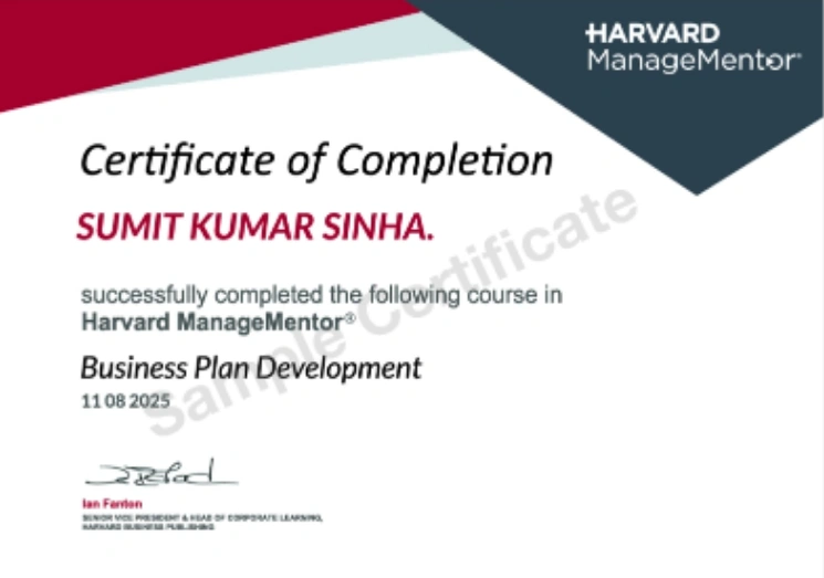 MBA Professional Certificate 1